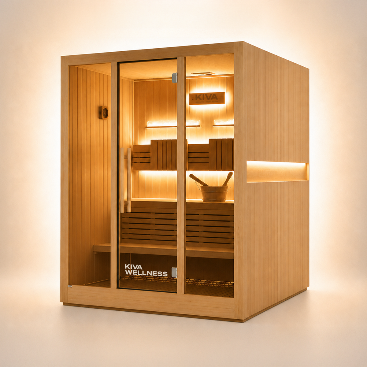 Reset™ 4 Person Traditional Finnish Sauna - 6kW Heater
