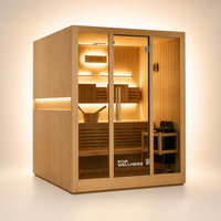Reset™ 4 Person Traditional Finnish Sauna - 6kW Heater