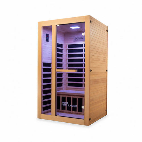 Kiva Wellness Revive Sauna facing left