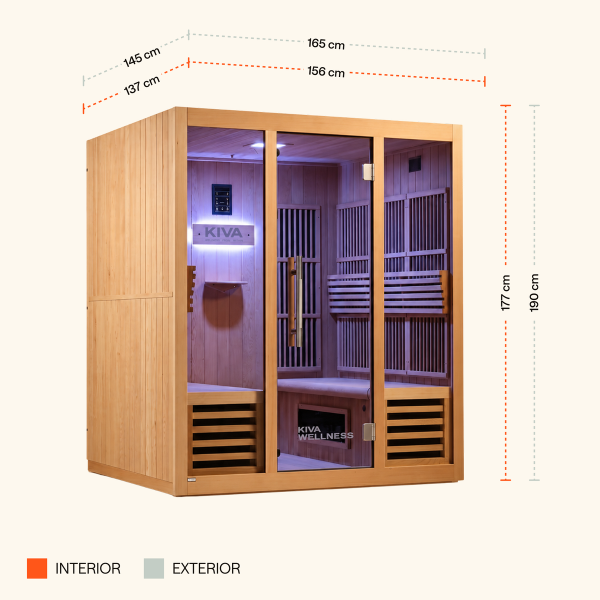 Rise™ 4 Person Far Infrared Sauna