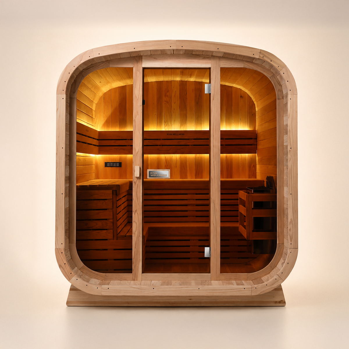 Ritual™ 6 Person Glass Front Outdoor Finnish Sauna