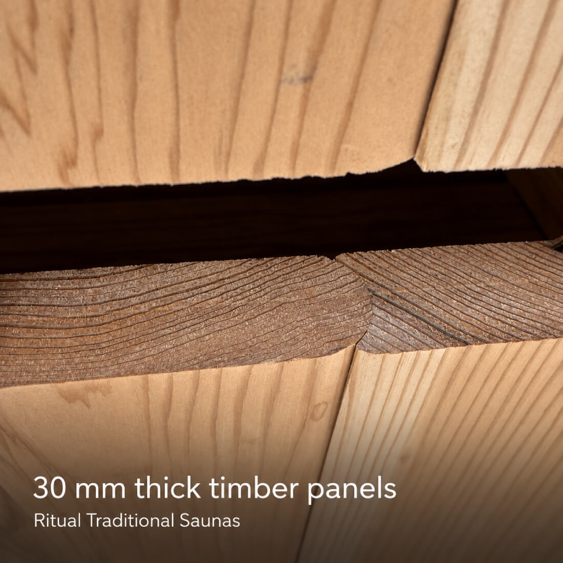 Solid 30mm Timber Construction