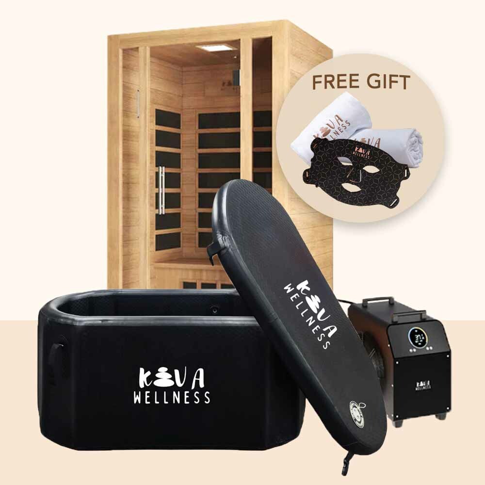 February Lovers Bundle – Infrared Sauna, Ice Bath, Real Ice Chiller + Free Gifts