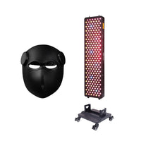 Solace Luma Red Light Therapy Panel with Floor Stand & LED Face Mask Bundle