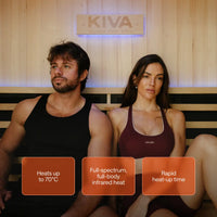 ‍Kiva Radiance™ 4 Person Full Spectrum Infrared Sauna