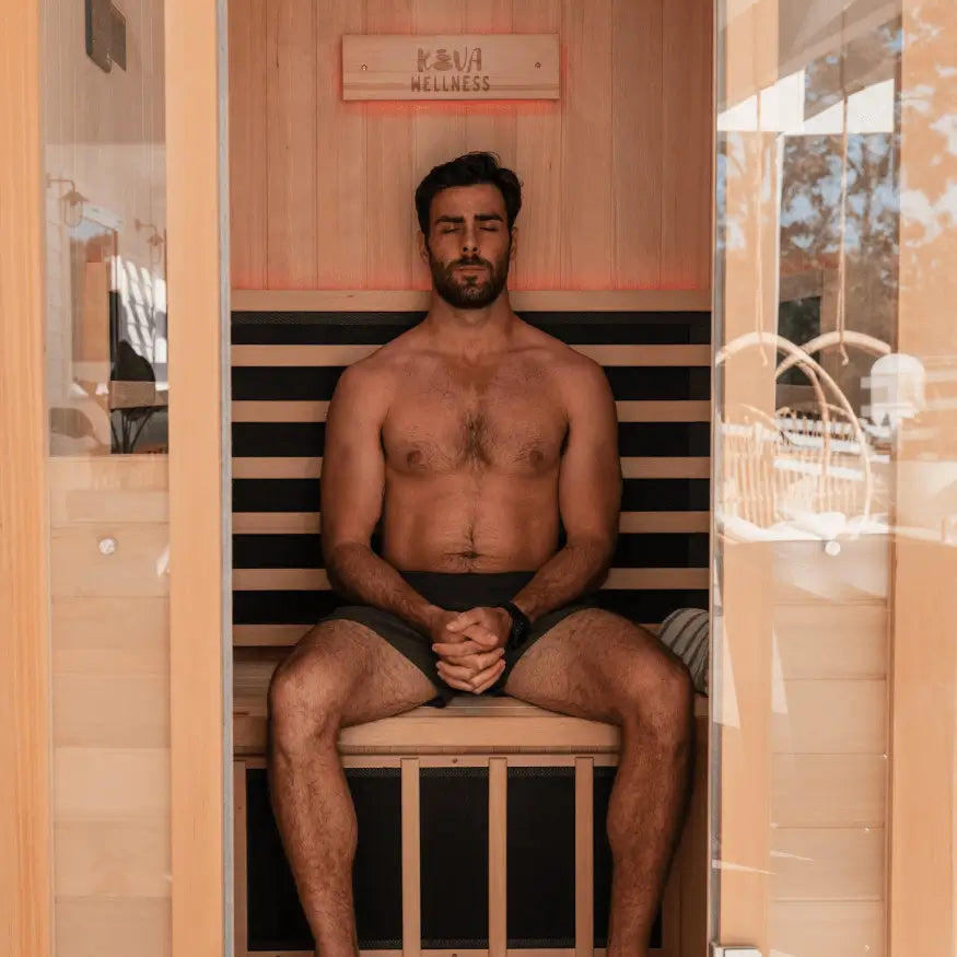 ‍Kiva Radiance 2 Person Full Spectrum Sauna & Käldr Ice Bath with 1hp Chiller