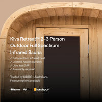 2–3 Person Outdoor Full Spectrum Infrared Sauna