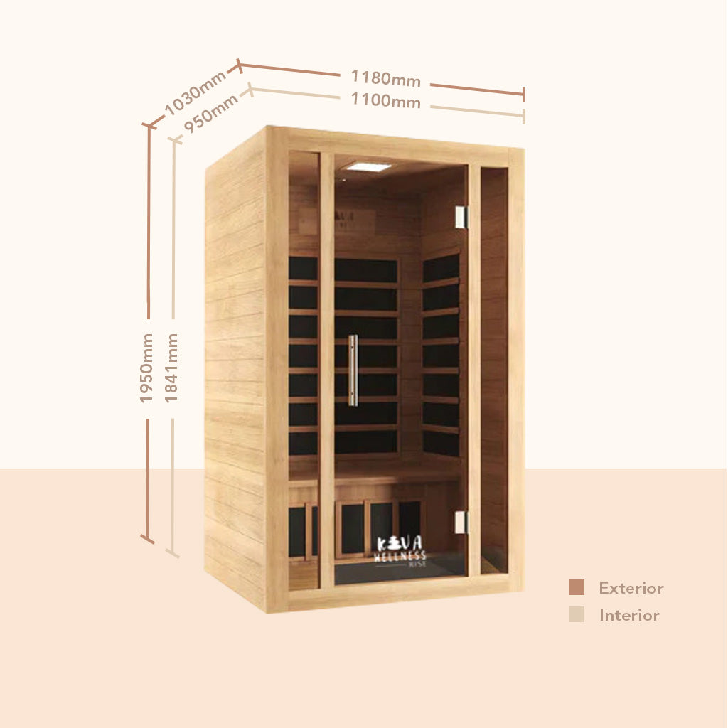 Rise Far-Infrared Sauna 2 Person