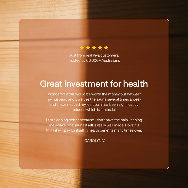 Kiva Rise™ 1 Person Far-Infrared Sauna