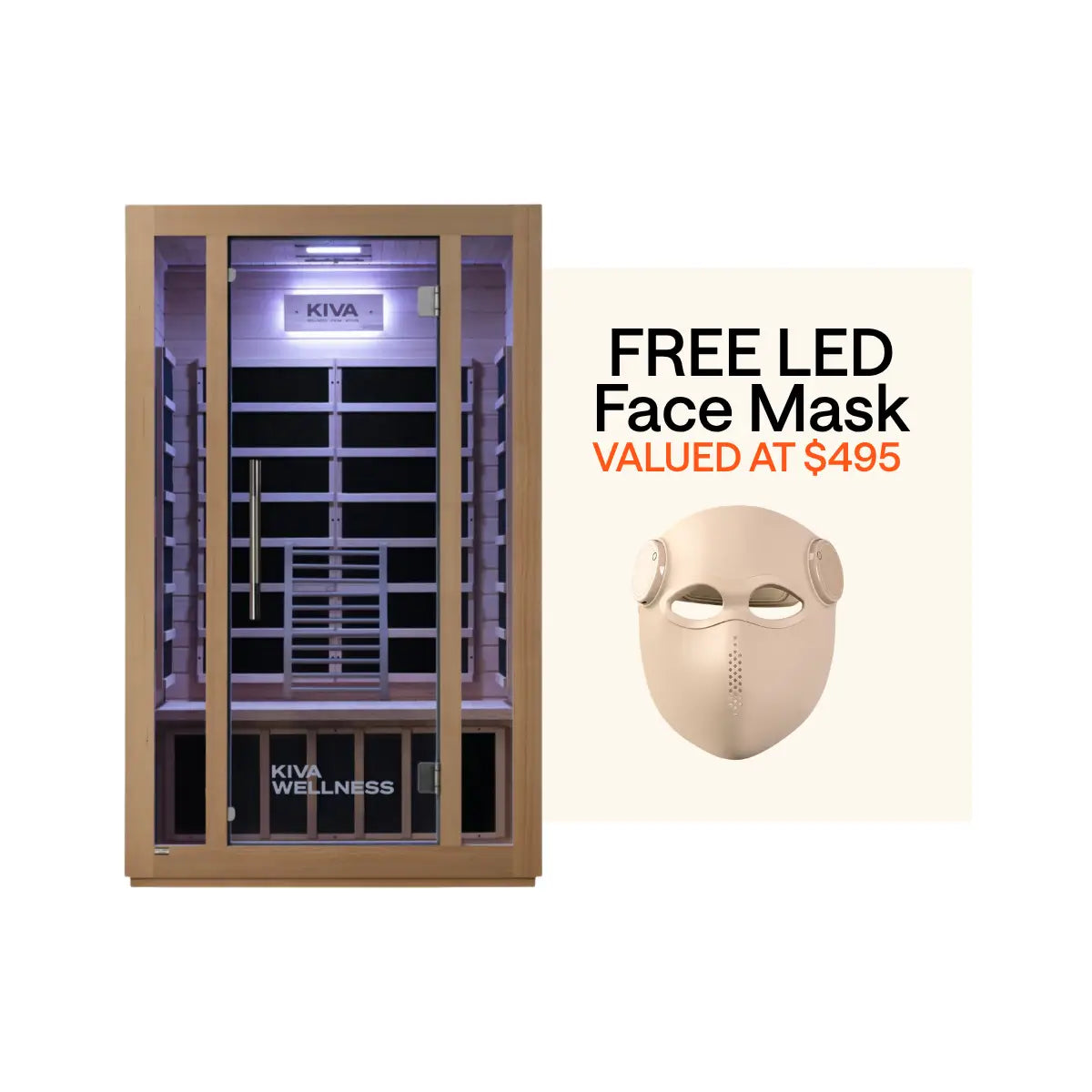 Kiva Rise™ 2 Person Far-Infrared Sauna