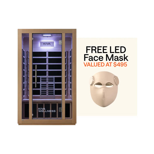 Kiva Rise™ 2 Person Far-Infrared Sauna