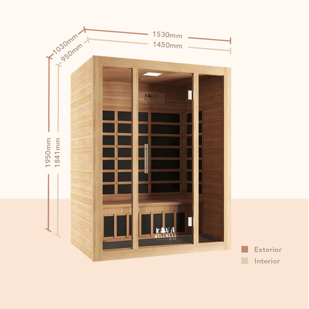 Rise Far-Infrared Sauna 3 Person