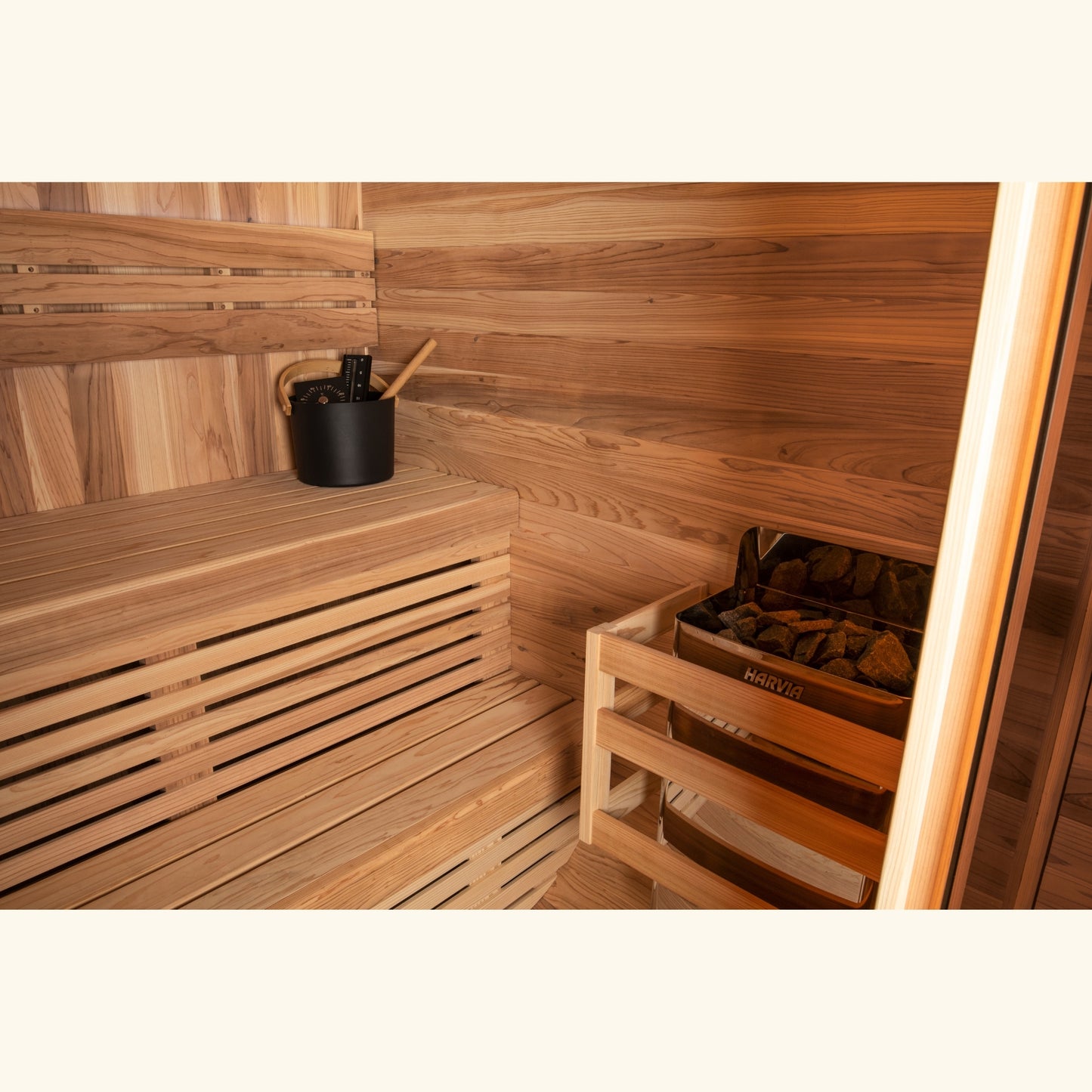 Ritual™ 6 Person Glass Front Outdoor Finnish Sauna