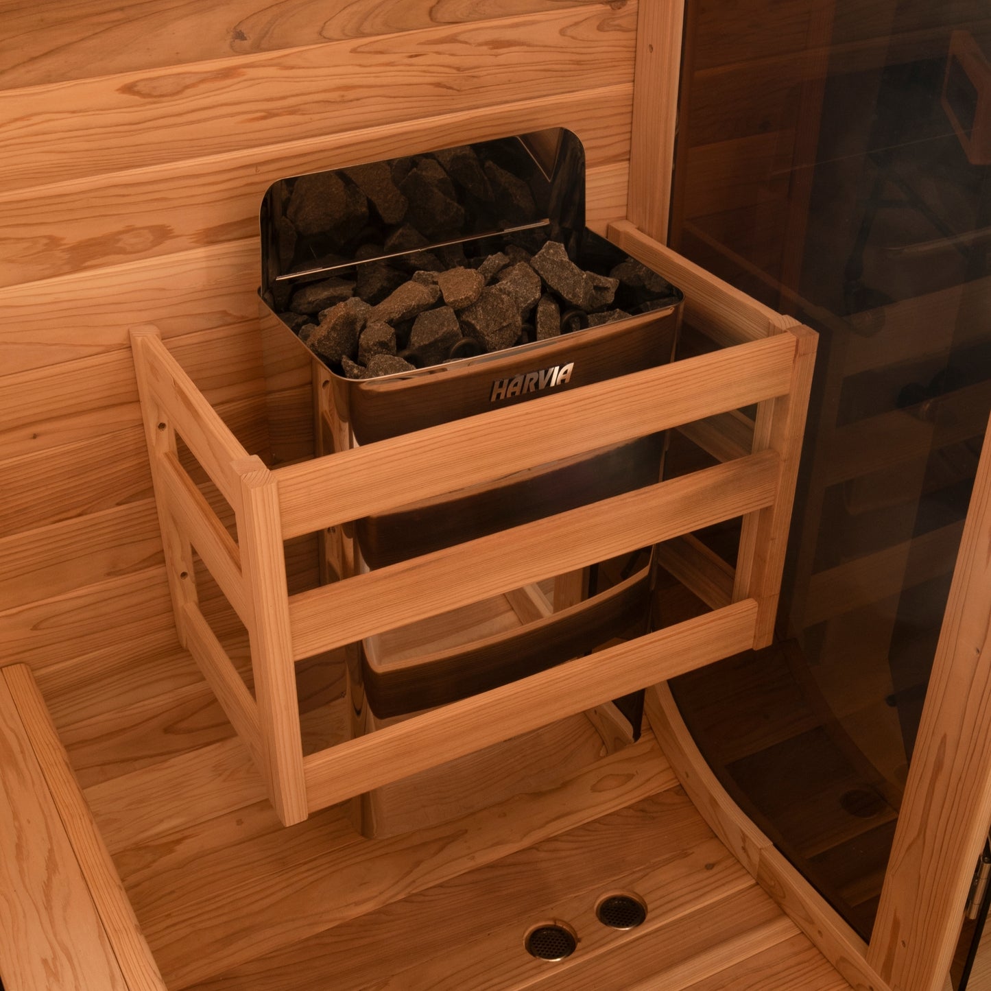 Ritual™ 6 Person Glass Front Outdoor Finnish Sauna