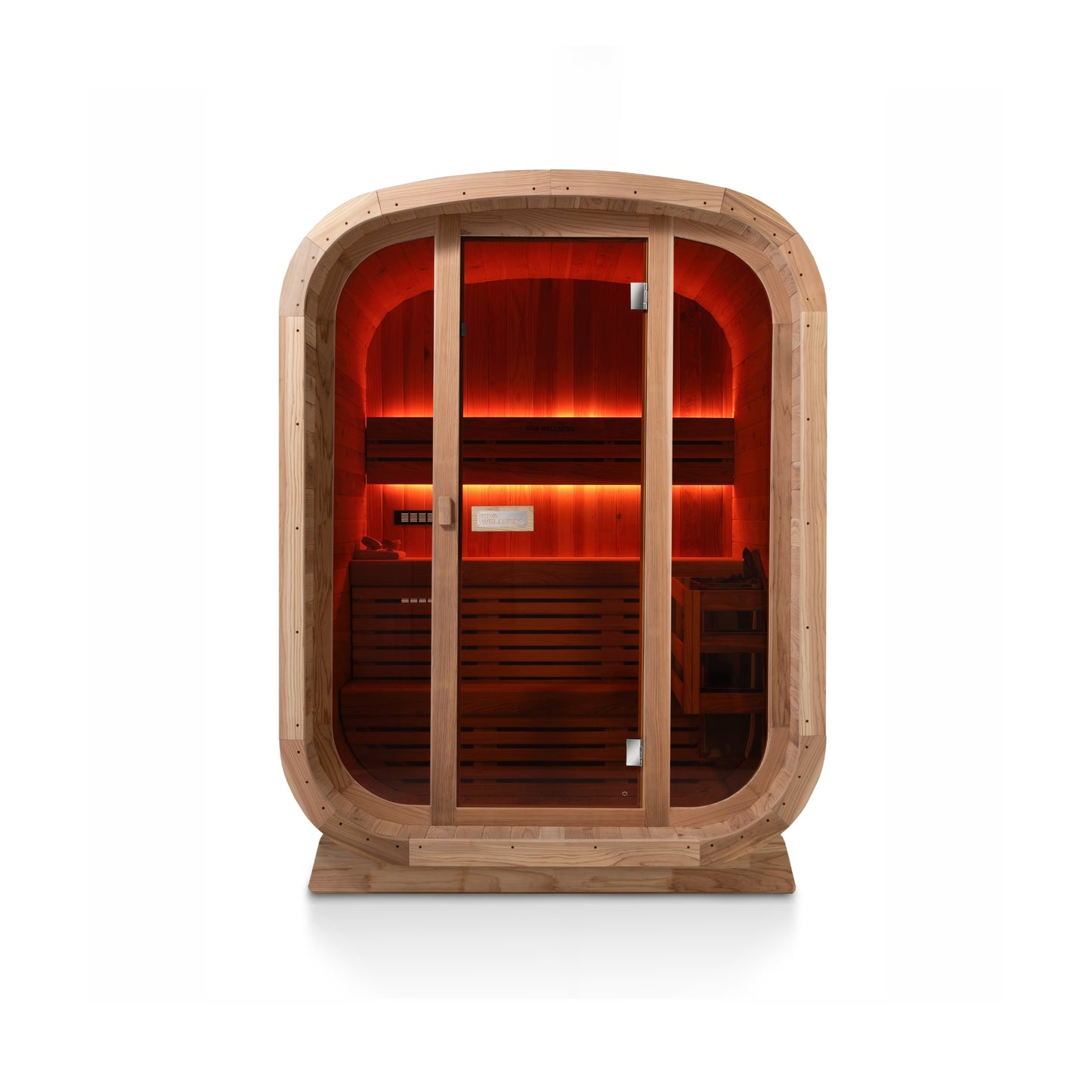 Ritual™ 2 Person Glass Front Outdoor Finnish Sauna
