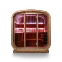 Ritual™ 6 Person Glass Front Outdoor Finnish Sauna