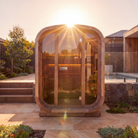 Ritual™ 2 Person Glass Front Outdoor Finnish Sauna