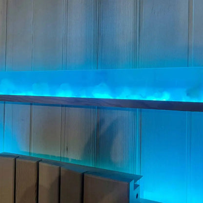 ‍Kiva Reset 3 Person Traditional Double Tier Finnish Sauna - 6kw Heater