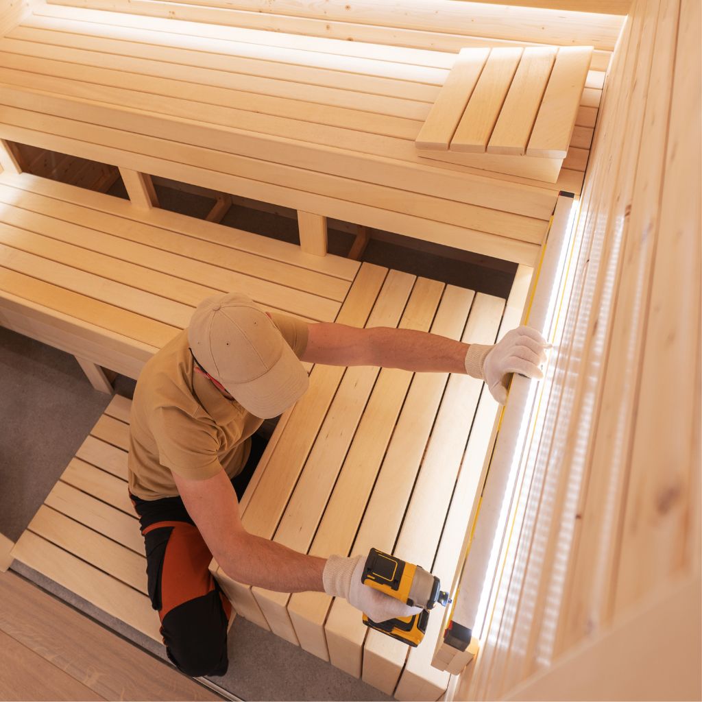 ‍Indoor Sauna Assembly Service (100% off)