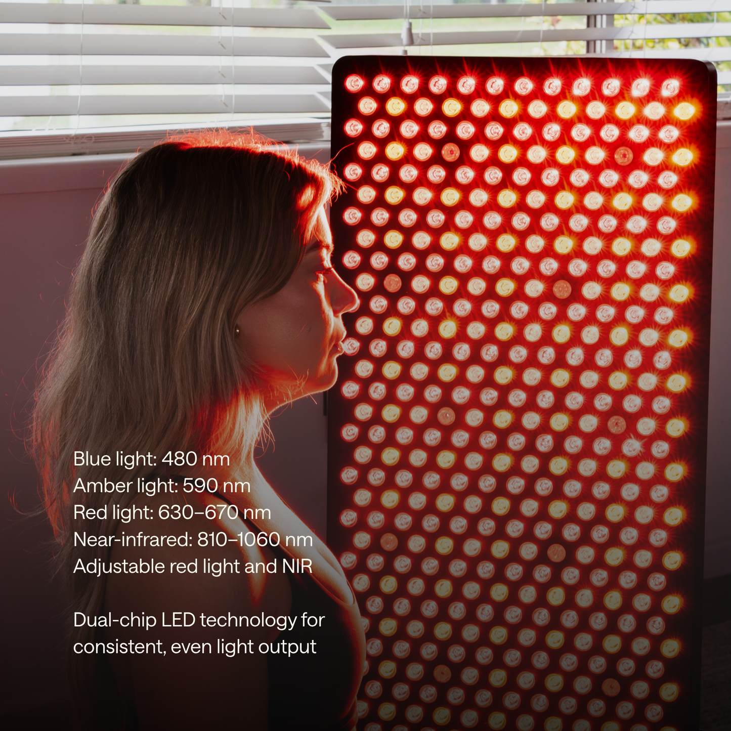 Solace Horizon Red Light Therapy Panel with Floor Stand Bundle