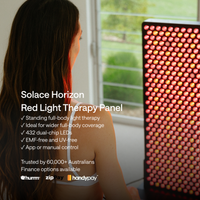 Solace Horizon Red Light Therapy Panel with Floor Stand Bundle
