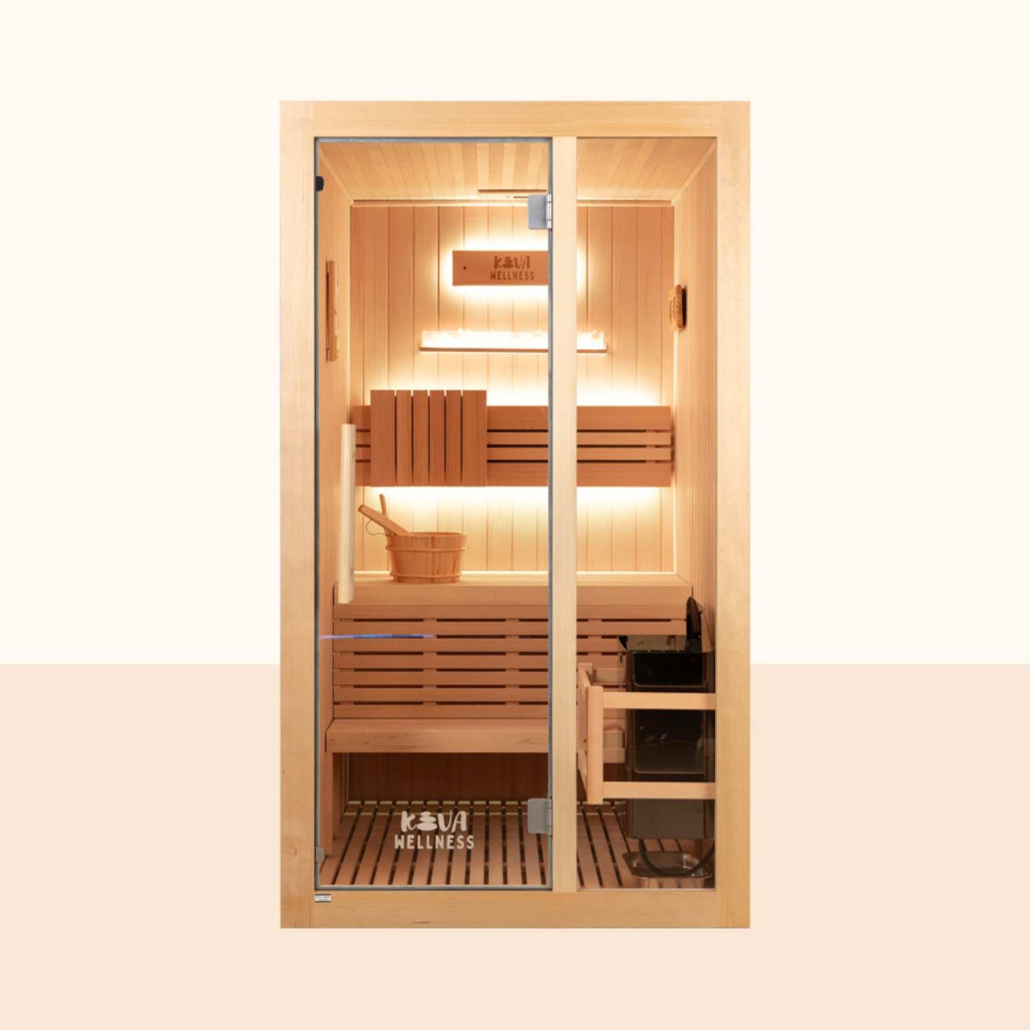 Reset Traditional Double Tier Finnish Sauna 2 Person