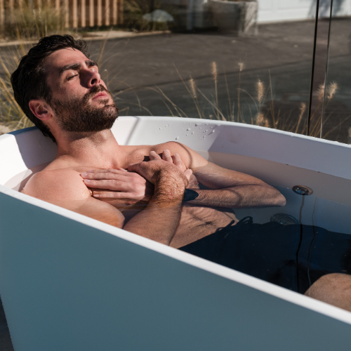 white acrylic ice bath